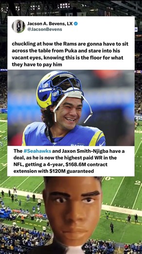 Puka Nacua is about to get PAID after Jaxon Smith-Njigba's record-setting deal