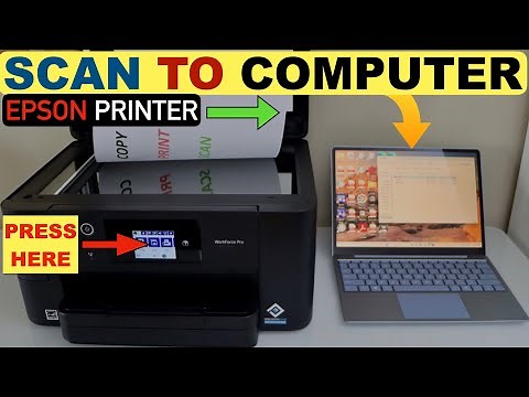 How To Scan With Epson Printer - Scan To Computer or Laptop.