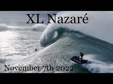 Big Nazaré - November 7th 2022 - crazy drone footage - Lucas Chianca, Nic Von Rupp and more.