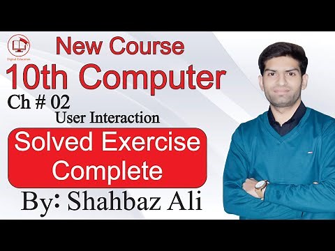 10th Computer Chapter 2 | Solved Exercise | Programming Exercise Chapter No 2 | ‪@DigitalEducation101‬