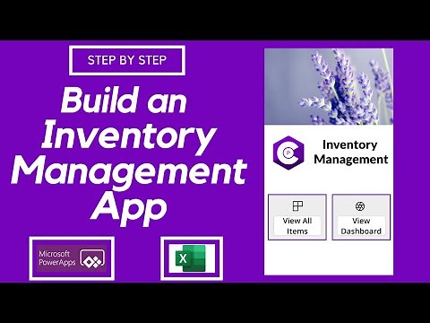 Build an Inventory Management App using PowerApps | Tutorial | Step by step