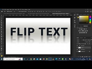 How To Flip Text in Photoshop