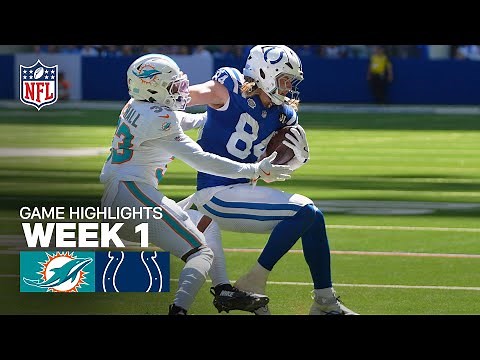 Miami Dolphins vs Indianapolis Colts Game Highlights | 2025 NFL Season Week 1