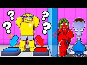 Escaping The ALIEN TWO PLAYER TEAM OBBY CHALLENGES