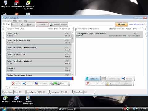 How to use WBFS Manager