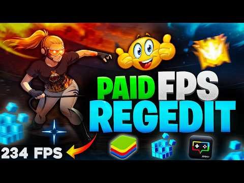 2026 Best FPS Boost Regedit Settings For Low End Free Fire PC Fix FPS Drop | BlueStacks 5 | MSI 5