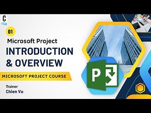 #01: Microsoft Project Introduction & Overview | Microsoft Project Practical Course
