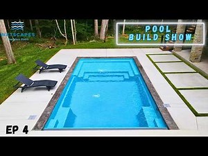 Swimming Pool Build Show Ep4 THE ILLUSION 35x16FT Fiberglass pool construction [Sellersburg IN