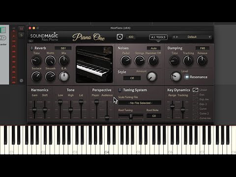 Piano One (Neo Piano) Virtual Instrument Plugin in REAPER