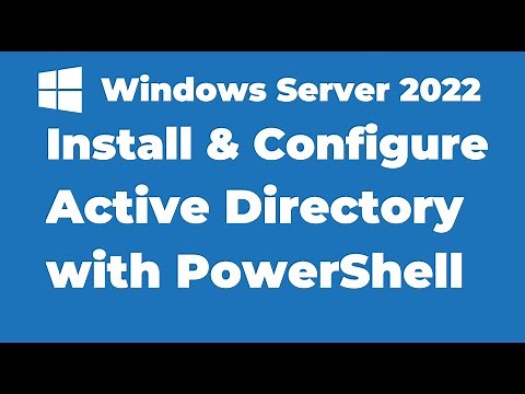 31. Install and Configure Active Directory with PowerShell on Server Core