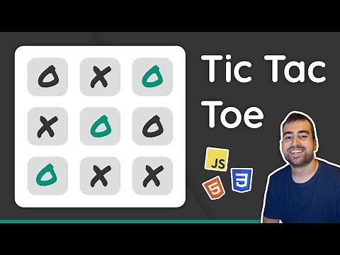 Building a Tic-Tac-Toe Game with HTML, CSS & JavaScript Tutorial For Beginners (Project)