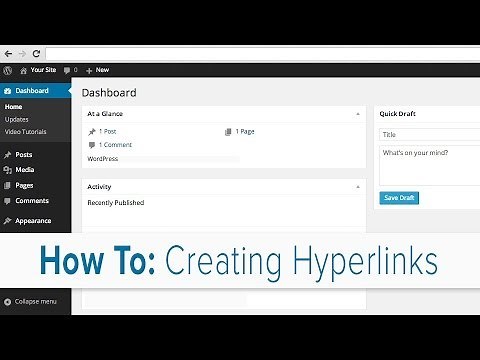 How to Create Hyperlinks