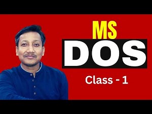 MS DOS - Operating System | Introduction to MS-DOS & Basic Commands | Ms Dos Class 1