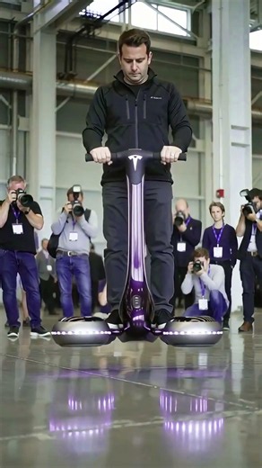 I Tried the Secret Tesla Hover Scooter! 😱
