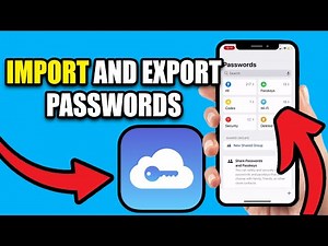 How To Import And Export Passwords From Icloud Keychain Using Iphone