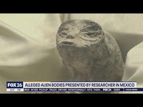 Alleged alien bodies revealed by Mexico researchers
