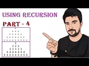 Draw Pattern Using Recursion Function CODE In JAVA Part 4 | CodeWithNaval