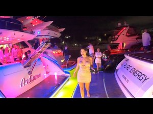 Yacht Party Doesn't Stop in Miami River