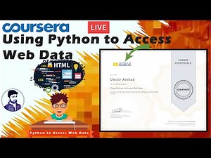 Coursera: Using Python to Access Web Data all assignments and Quizzes solved Live