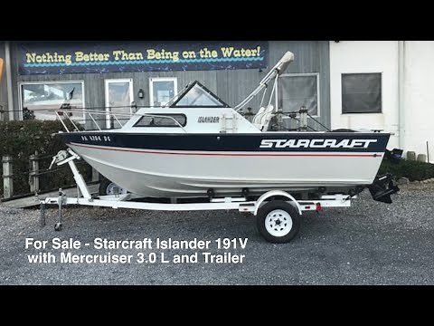 Starcraft Islander 191V Cuddy Cabin Fishing Boat - SOLD