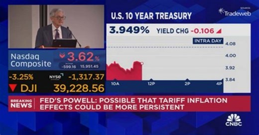 Fed Chair Jerome Powell sees Trump tariffs raising inflation