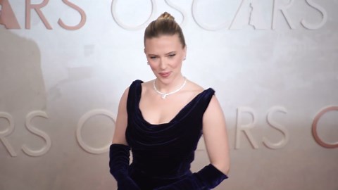 Scarlett Johansson attends the 97th Annual Oscars at Dolby Theatre