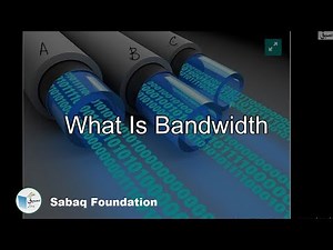 What is Bandwidth, Computer Science Lecture | Sabaq.pk