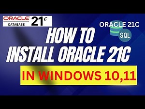 How to Install Oracle 21c and SQL Developer on Windows 10/11 Complete Guide || #oracle || #SQL