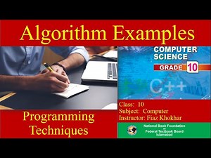 Algorithms examples || Class 10 Computer Science Chapter 1