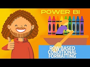 Row Based conditional formatting in Power BI