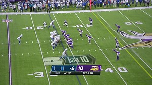 Jacob Eason floats a 28-yard pass in stride to Dezmon Patmon