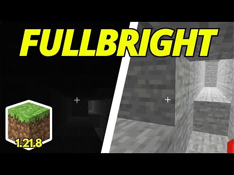 How To Install FullBright Textures For Minecraft 1.21.8