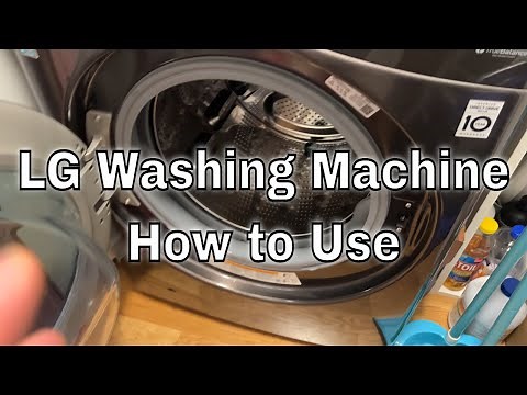 LG Washing Machine - How to Use