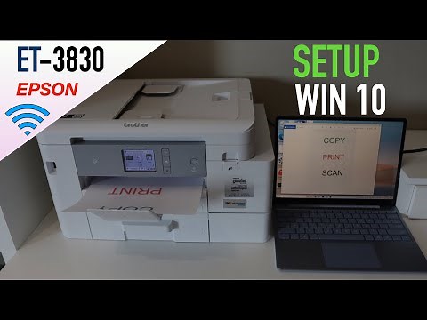 Epson ET-3830 Setup Windows 7, 8, 10,11, Wireless print & Scan.