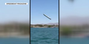 WATCH: Boat goes airborne, crashes at over 200 mph on Lake Havasu