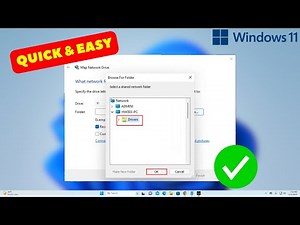 How To Map A Network Drive In Windows 11 (QUICK & EASY)
