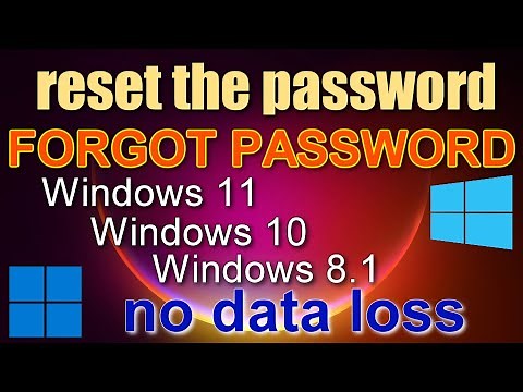 ✨How To Reset Forgotten Password In Windows 11, 10 \\ 8.1 Without Losing Data\\Without programs