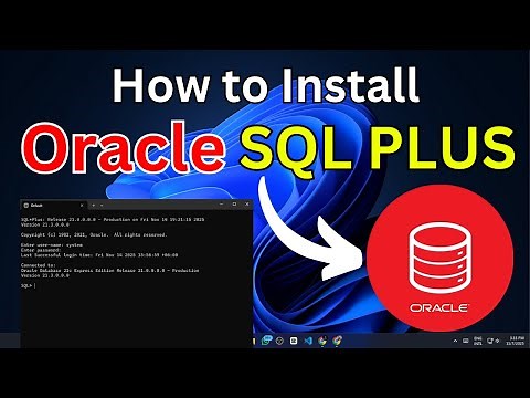 How To Install SQL Plus In Windows 11 | How To Download SQL Plus | Oracle Database