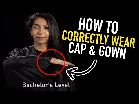 How to PROPERLY Wear Your Graduation Gown | Commencement 2021
