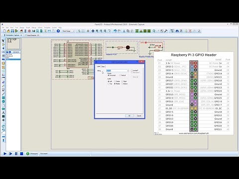 Proteus and Raspberry Pi GPIO Programming
