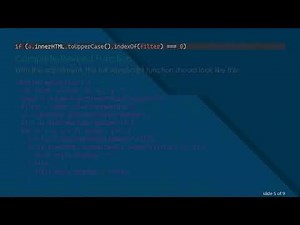 How to Create a Search Bar in JavaScript That Only Matches from the Start of the Input