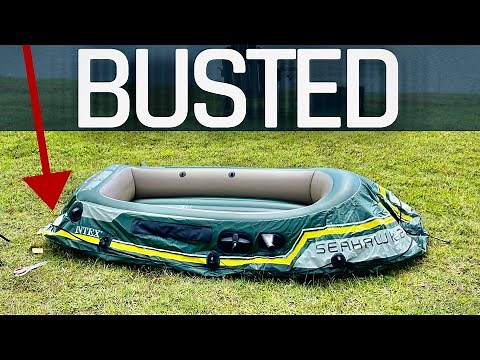 How To Repair / Patch Intex Inflatable Boat or Kayak