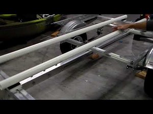 PVC Kayak Trailer Bunks - the right and wrong ways