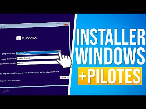 INSTALL WINDOWS 10 WITH A USB KEY + DRIVERS (2021)