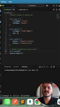 Object.assign in javascript with example #javascript #coding #programming