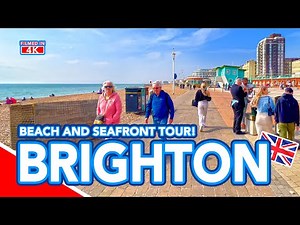 BRIGHTON | A walking tour of Brighton Beach [sunny beach walk!]