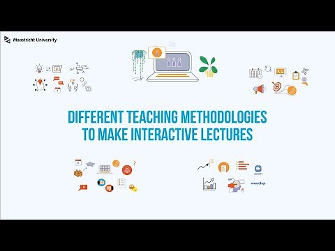 Different teaching methodologies to make interactive lectures