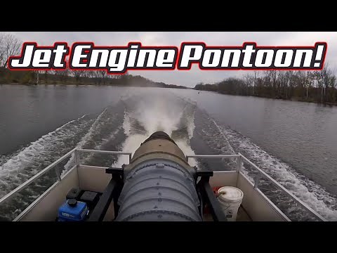 The WORLD'S FIRST jet engine pontoon FINALLY hits the water!