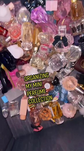 Organizing My Mini Perfume Collection for Storage