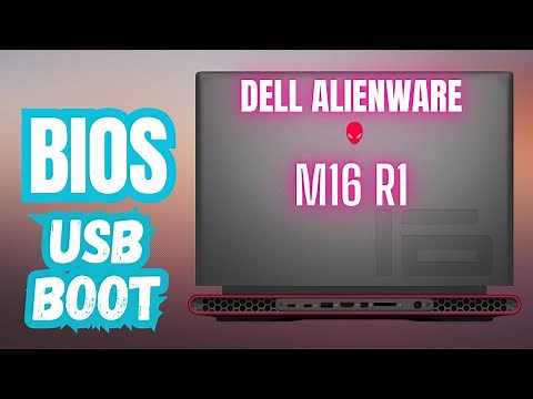 Dell Alienware M16 R1 BIOS & USB Boot Tutorial | Step-by-Step Guide